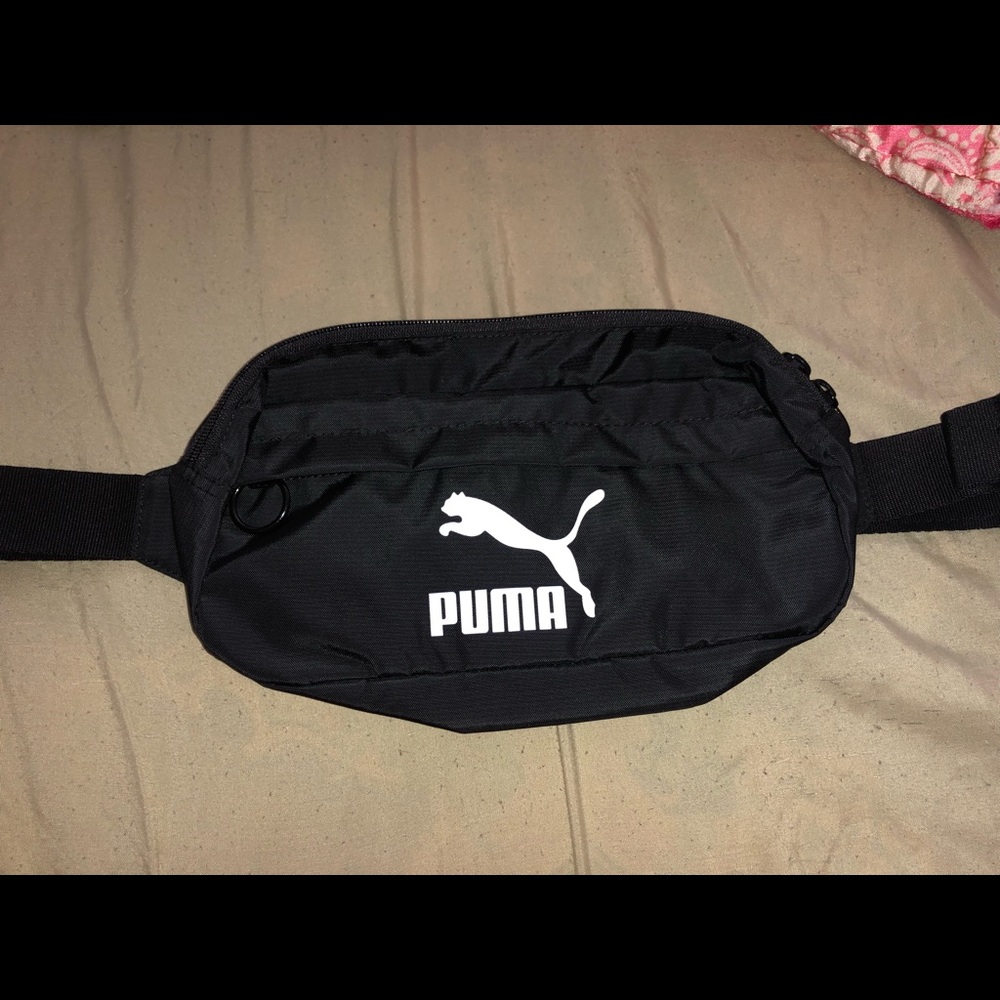 Black Puma Fanny Pack